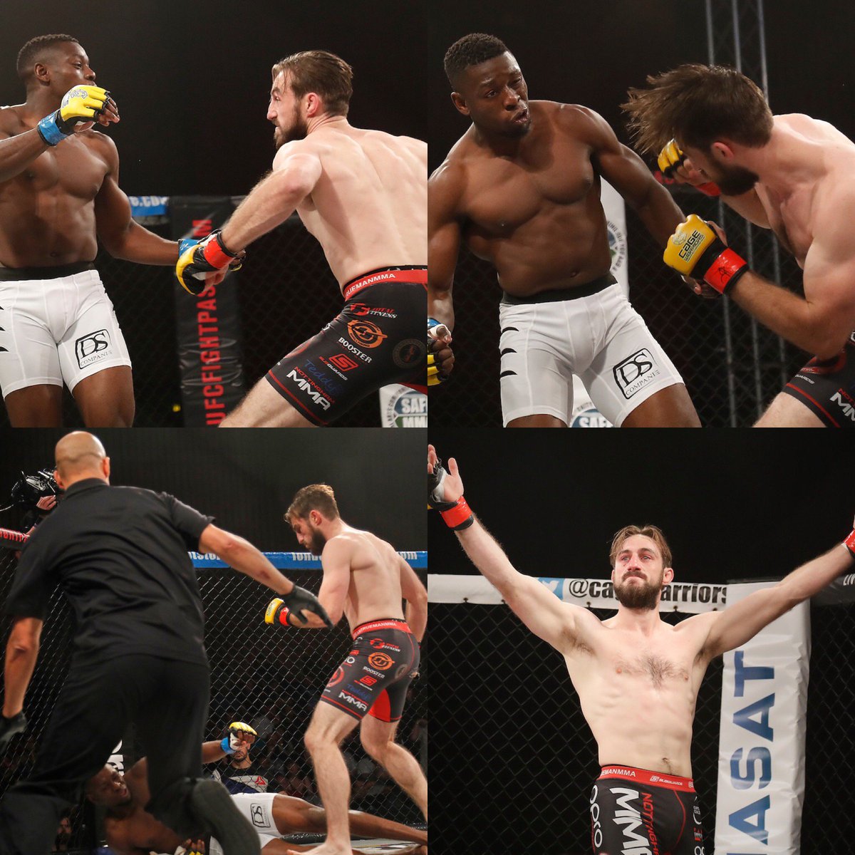 CageWarriors's tweet photo. #ThrowBack to @DeanTrueman's 12 second KO at #CWFC79 in Wales 😳
Relive the moment on @UFCFightPass here: https://t.co/yaFBvpAZj7 https://t.co/zS3GW0IVbS