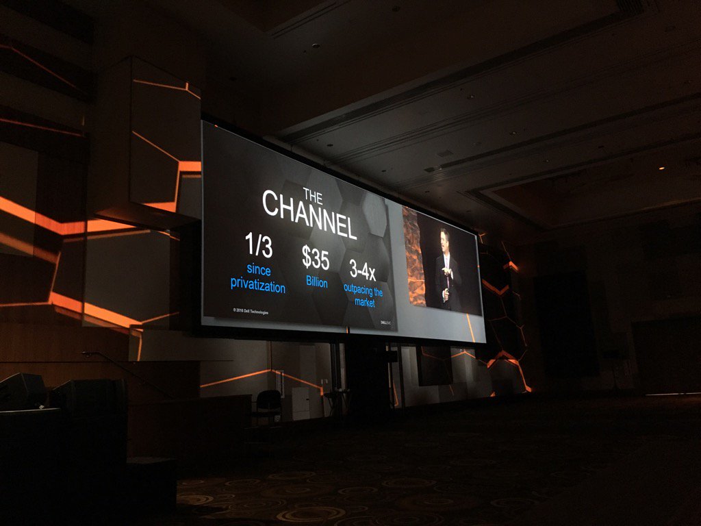 #Dell partner ecosystem up by 30% since going private &amp; investing more in the channel #ONEIngram <a href="/DellChannel/">Dell PartnerDirect</a>