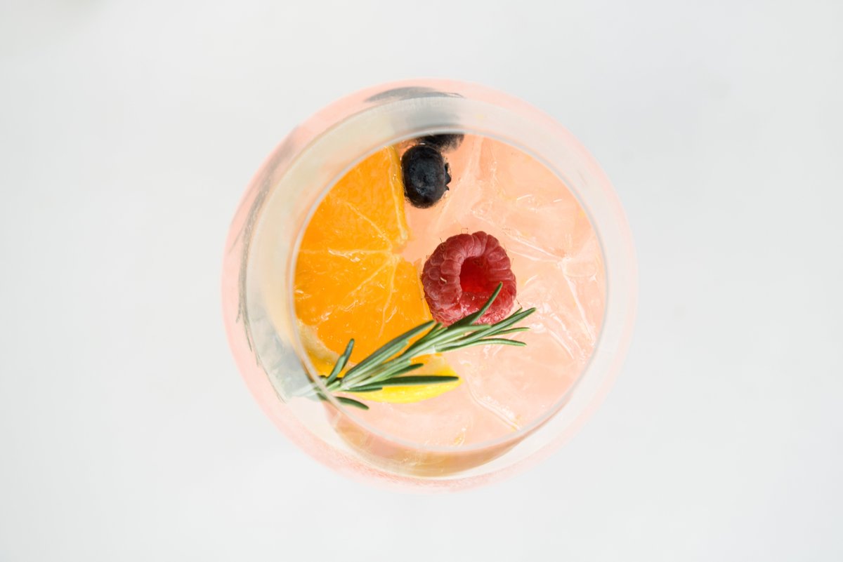 SANGRIA BARCELONETA: Catalan Cava, Rosemary Lemonade, Prickly Pear Juice, berries. #WineWednesday ....