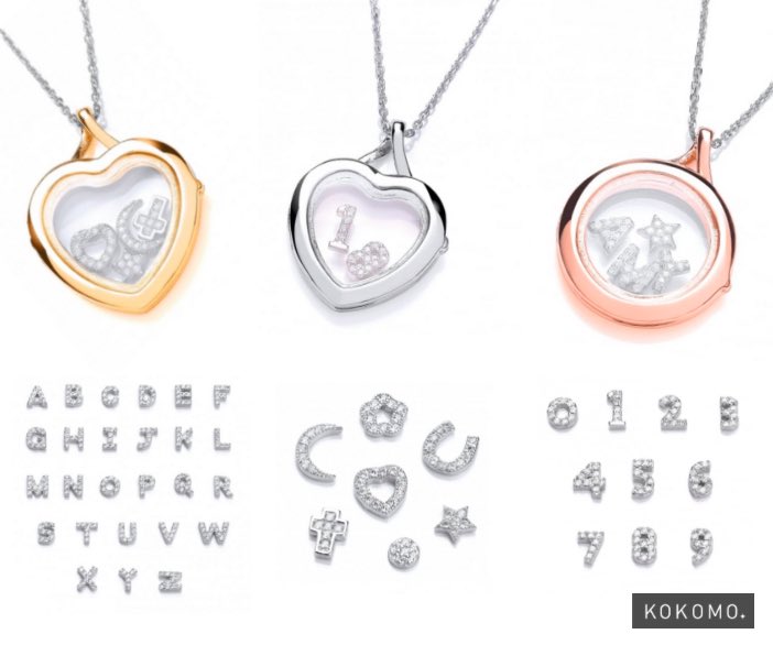 KokomoUK's tweet photo. Perfect for Xmas: #FloatingLockets
Personal & unique #jewellery where you fill your favourite locket with personalised charms. #fashionblog https://t.co/TLe4gy8ImR