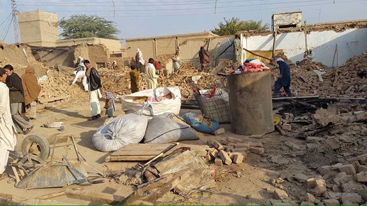 mjdawar's tweet photo. Today in Janikhel Bannu Pak Army Demolished the house of our friend Ishaq Wazir ( Principal Bacha Khan free education academy Bannu) https://t.co/cHzFVBs4Rs