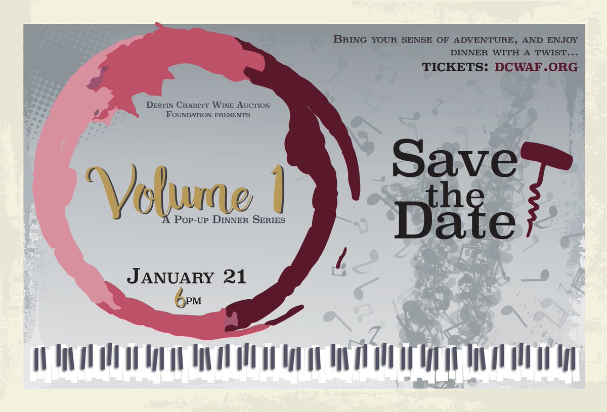 DCWAF's tweet photo. Dinner with a twist is coming to the #EmeraldCoast 1/21. Tix for #Volume1 our first #popupdinner go on sale 12/1 at 10a! #winedinner #dcwaf https://t.co/VEoteFH8Pk