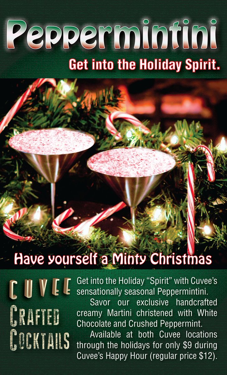 #Christmas <a href="/CuveeDestin30A/">Cuvee 30A</a> CuveeDestin.com/Christmas Cuvee30A.com/Christmas Dreaming of a White Chocolate Christmas? Cuvee's #Peppermintini!