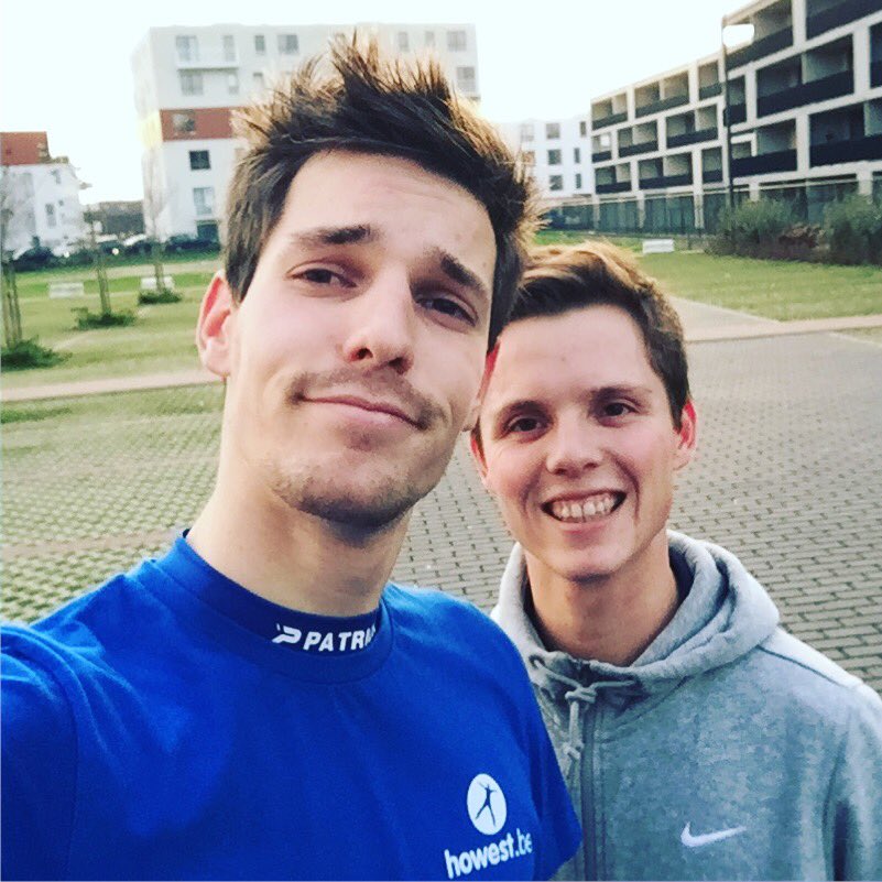 S_Derdelinckx's tweet photo. A healthy run clears the mind ! 🏃🏼 #running #sbhowest #sic #buddyrun #workhardplayhard @MaximVnh @Howest_Sport https://t.co/5uJvjRTuUm