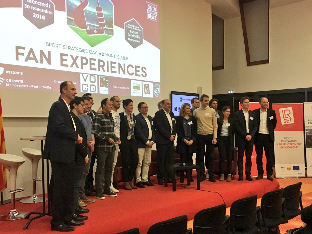 ValeriePaduano's tweet photo. Bravo @wefanfootball et @DigiFood_App #ssd2016 @SportStrategies, - on a passé 1 très bonne journée - animée par l'excellent @patrickchene https://t.co/42f9LD4UPF