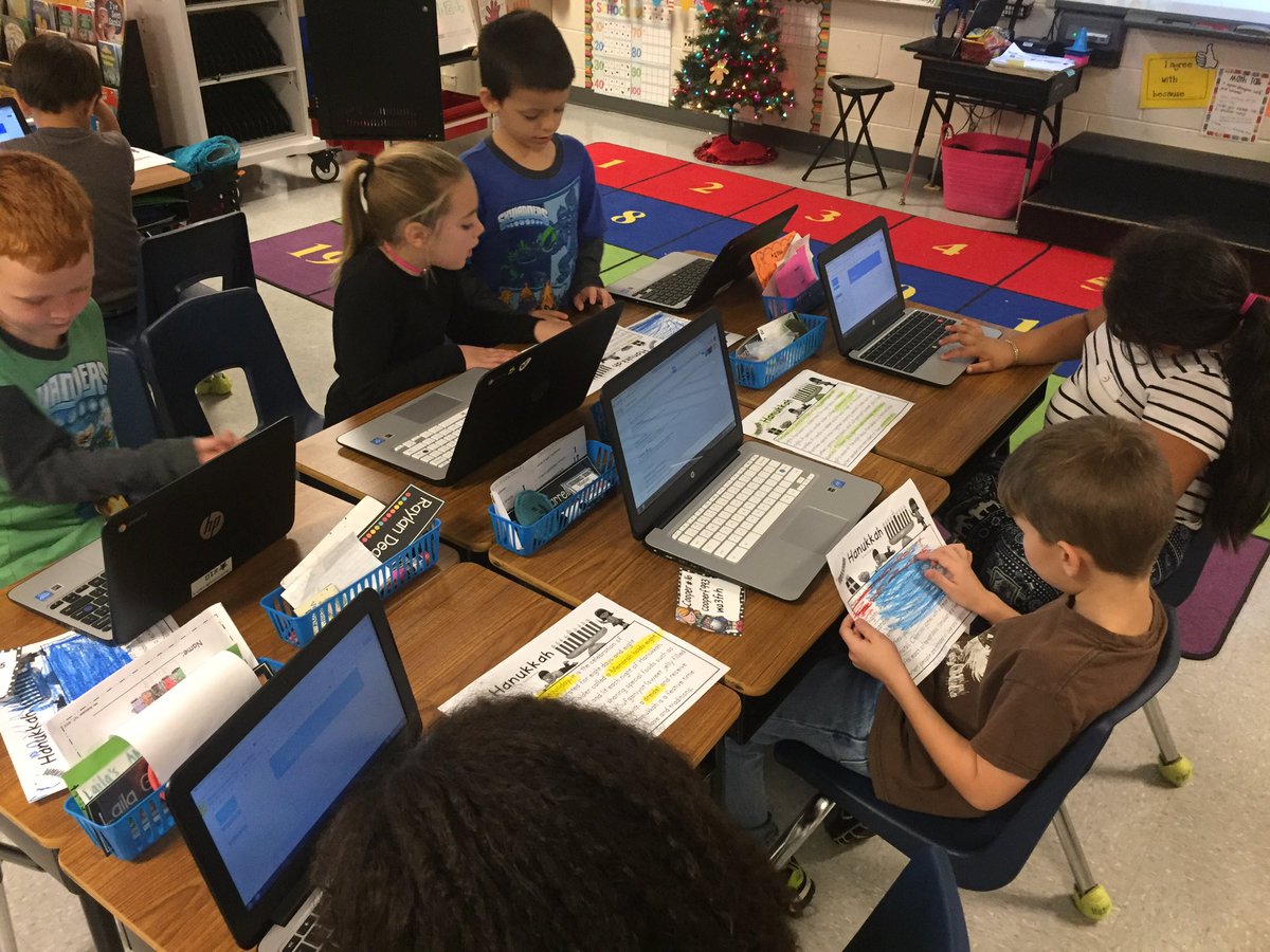 kboyd's tweet image. Hanukkah takes a lap in the SAMR pool! Thanks @KOhrin_SYE first graders for letting me have fun w/ you! #keydetails #techbadge @ABSSCurrPd