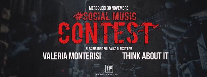 FixItLive's tweet photo. #fixitlive #fixitlivesmc #social #music #contest #tonight #live #band #bari #puglia #italy #night #mercoledi #like https://t.co/WsVNDkXllR