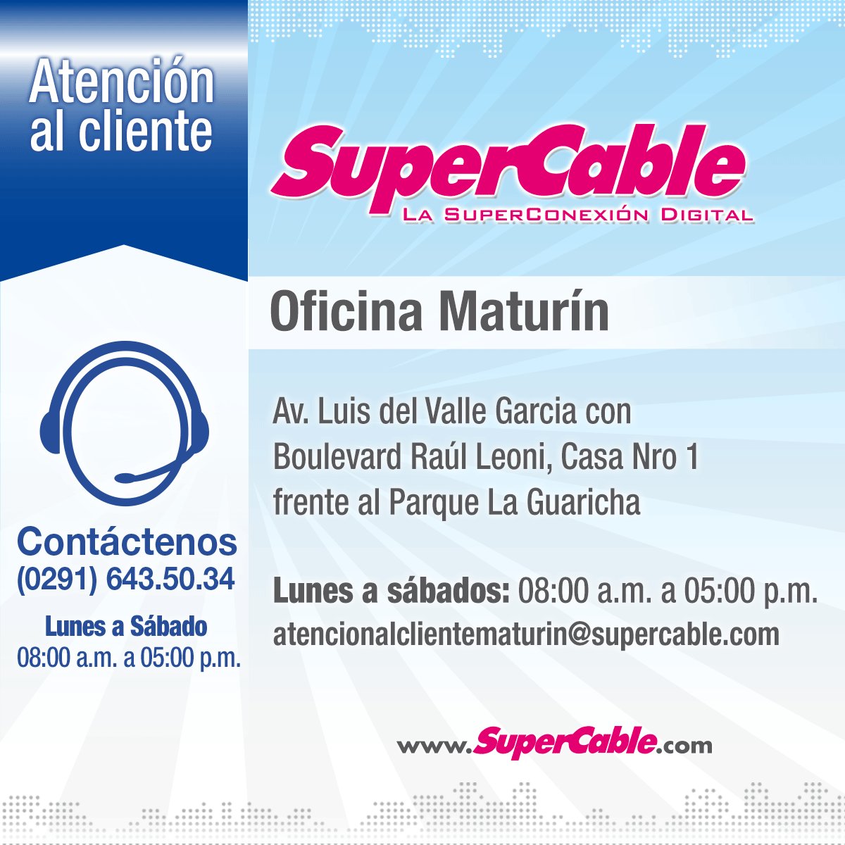 Canales de #ATC #Maturín