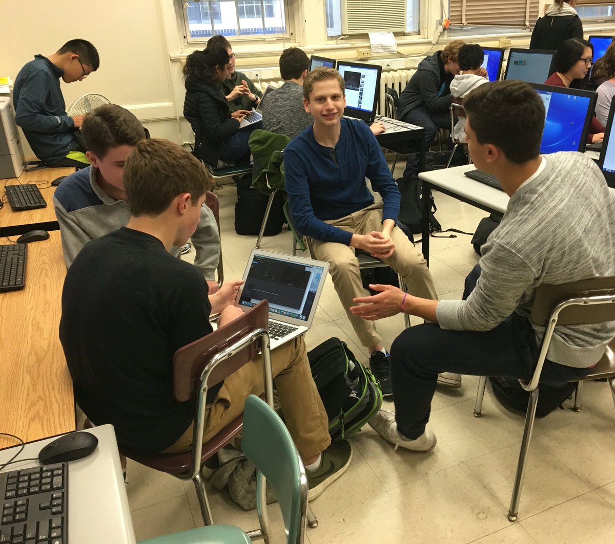 English 222-Conklin constructing visual essays based on Lord of the Flies #scarsdaleHSpride #scarsdalepride