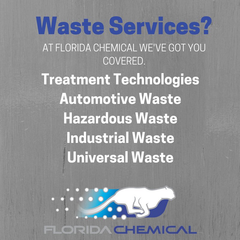 FloridaChemical's tweet photo. Not sure if you are managing your waste efficiently?  Contact @FloridaChemical We can help! #waste #floridachemical https://t.co/HY1MtGlVEm
