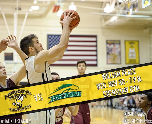 RMCathletics's tweet photo. @RMCHoops home opener tonight at 7:00 pm! BE THERE! #jacketsfamily #onemacon https://t.co/vyP7oqHajm