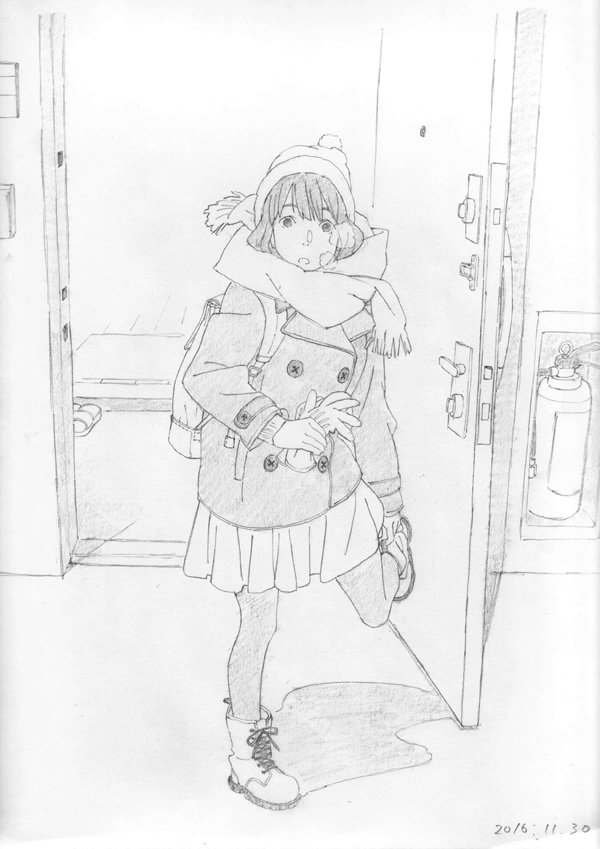 寒くなりました。 