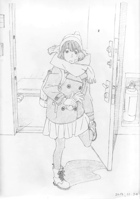 寒くなりました。 