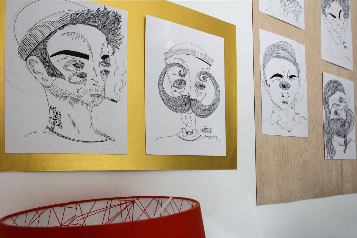 art_apartments's tweet photo. The portraits of @thunderc_nt with her imaginary people could be a perfect Christmas gift!! GET IN TOUCH 
https://t.co/4nJt3ecAXm https://t.co/czUKLv5FDM