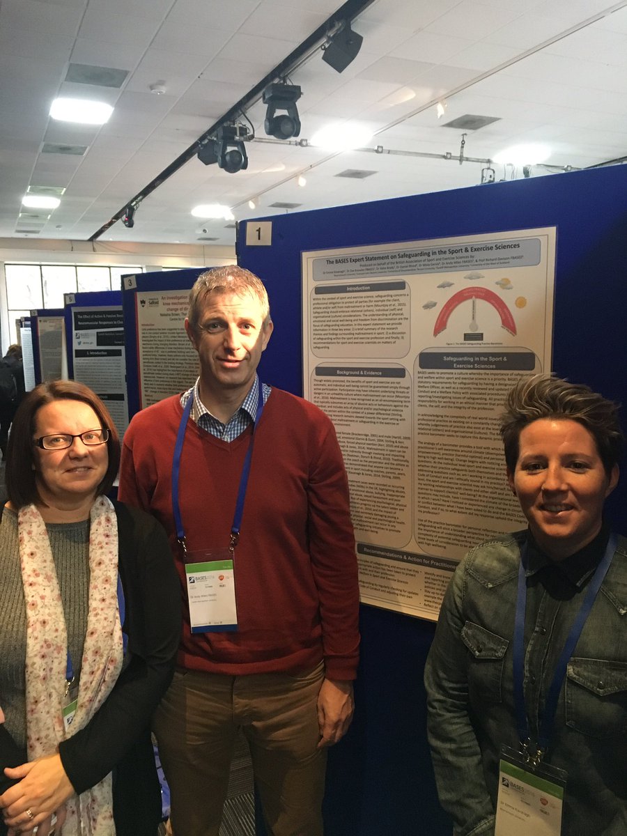 Proud to launch the @basesuk expert statement on safeguarding in the sport &amp; exercise sciences at the  #BASES2016 conference