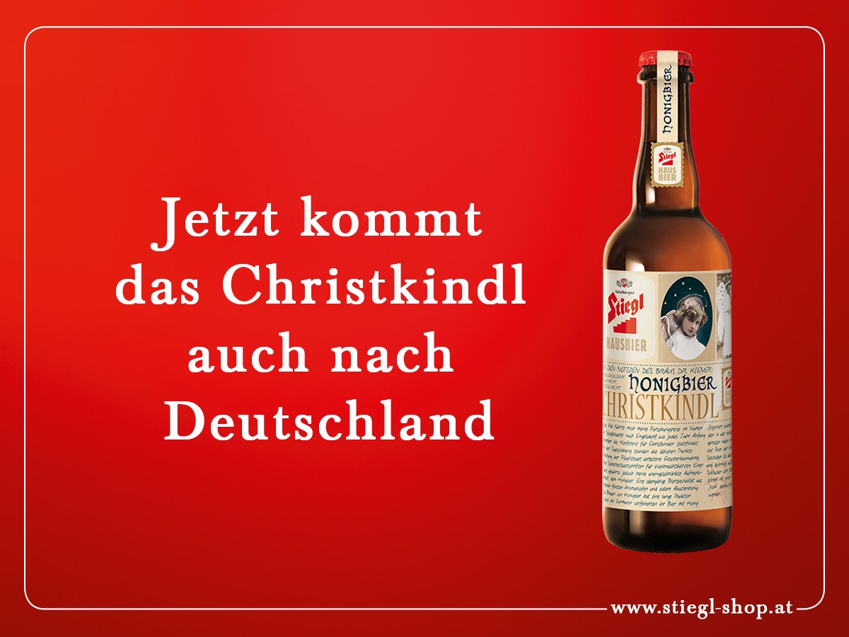 Endlich wir haben es geschafft ;-)
Zu unserem Online-Shop: stie.gl/Christkindl_DE. 
Gibt es aber auch in Österreich bit.ly/Stiegl_Christk…