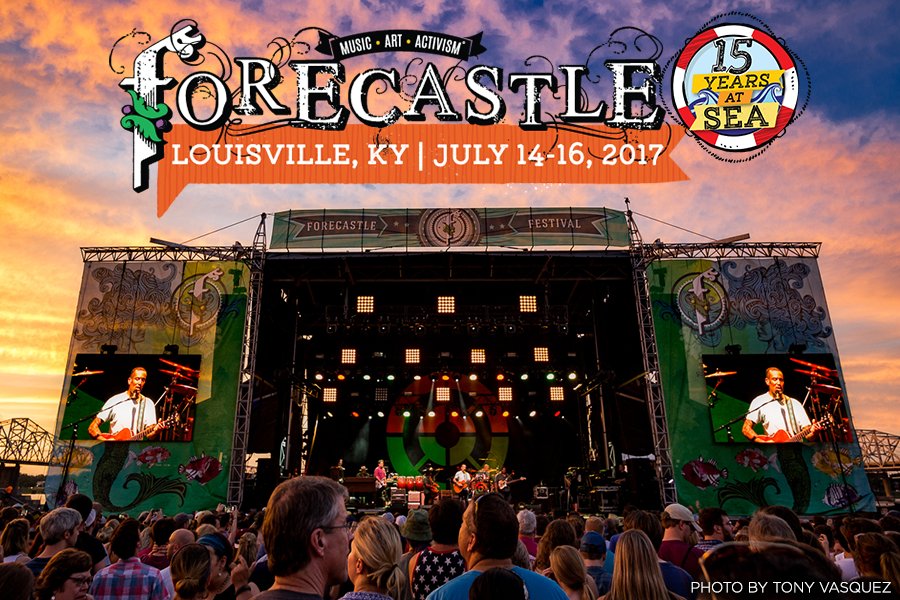 forecastle's tweet image. Save the date! We're celebrating #15YearsAtSea July 14-16 + lineup coming 12/6! ENTER TO WIN VIP tix + hotel ➡️  bit.ly/2gkh6s4