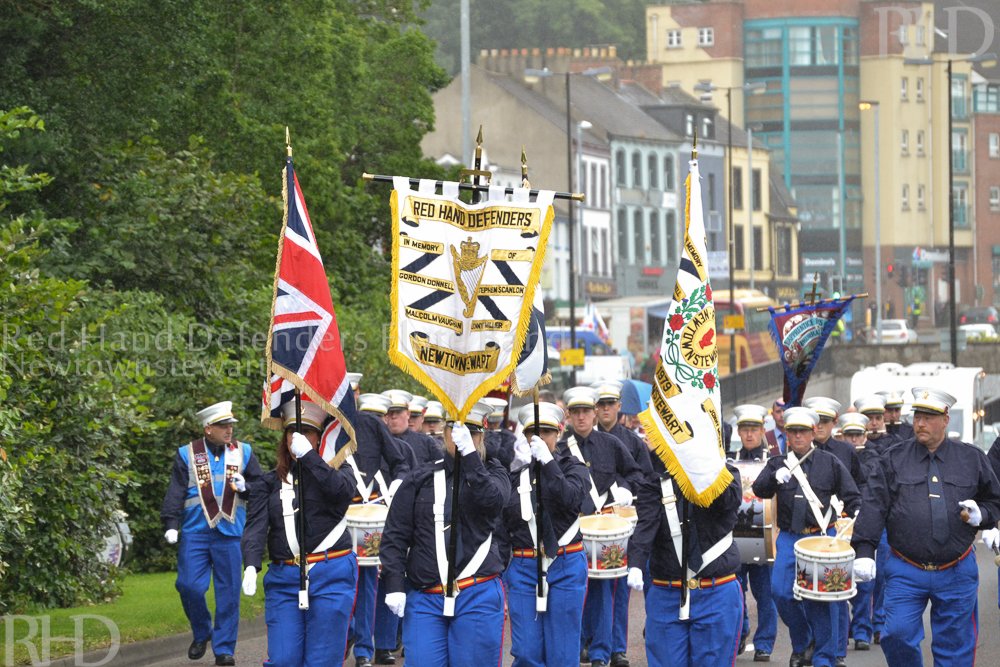 RHDFBNTS's tweet photo. Red Hand Defenders will be accompanying the Murray Club to Londonderry after the morning feeder parade in our hometown.2/2 https://t.co/s1Wibv8IHY