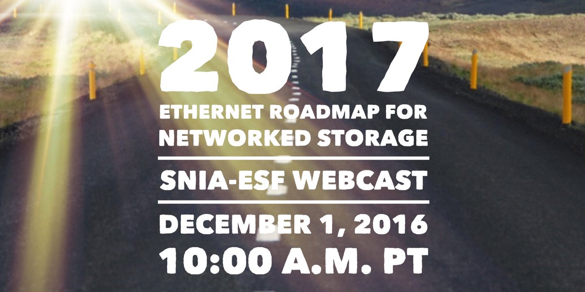 SNIADNSF's tweet photo. Tomorrow! Learn the amazing things happening with #EthernetStorage https://t.co/PrJIY1mwIT Register now! https://t.co/mMrfLNmMAP