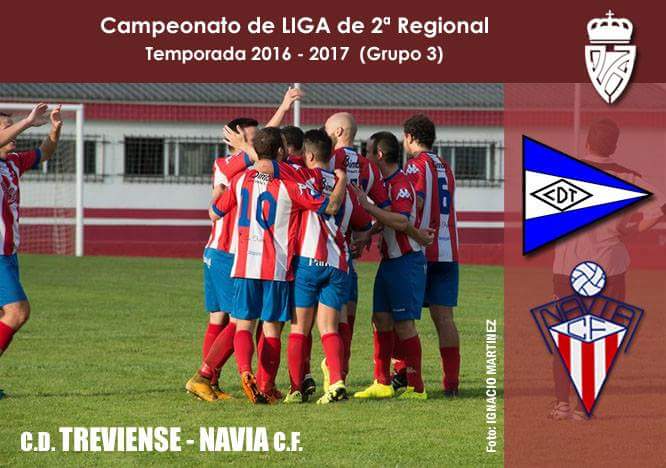 Domingo 4 de Diciembre, a las 15:45 hrs.
Campo de San Miguel – Trevías (Jornada 10)
<a href="/CDTreviense/">C.D. Treviense</a> - <a href="/NaviaCF/">Navia Club de Fútbol</a>
