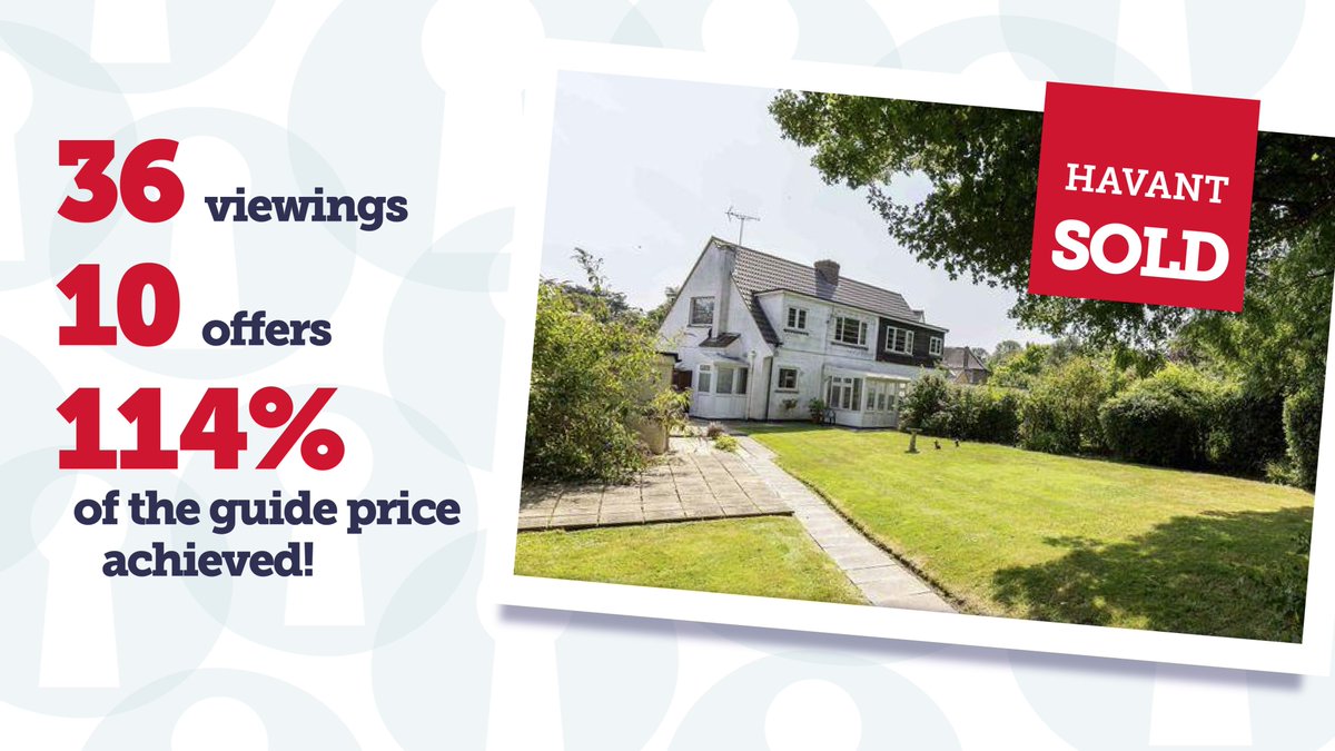 Another superb result achieved by <a href="/TreagustandCo/">EstateAgent Emsworth</a> #Havant! Our sales team is local, experienced &amp; knowledgeable > bit.ly/2fQRIcW