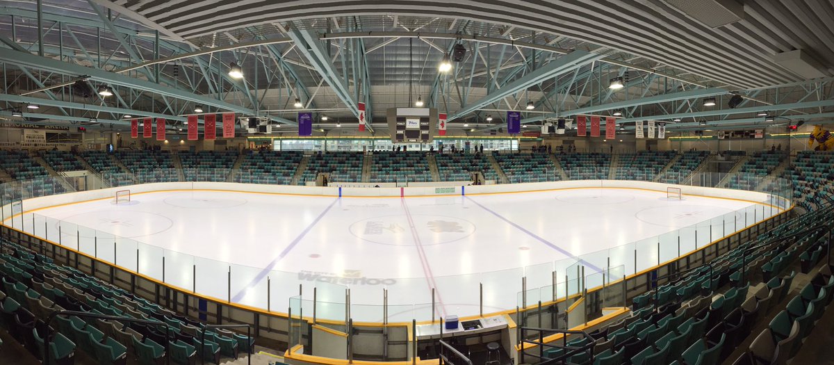 WLUAthletics's tweet photo. MHKY - Our annual #SchoolDayGame is here! @LaurierHockey vs @WesternMustangs at 11am @citywaterloo Rec Complex #WeAreHAWKS https://t.co/F9dNwAYF49