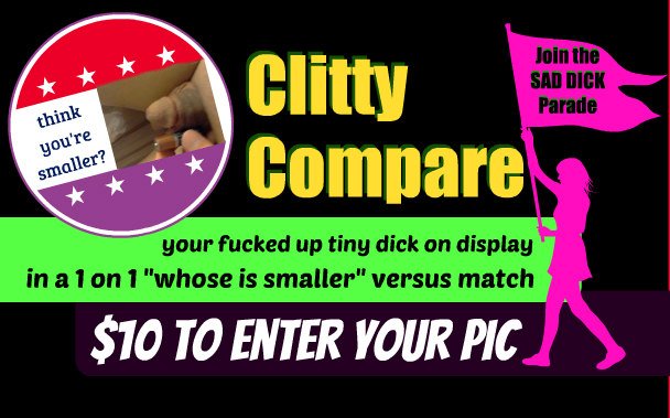 MixtrixFix's tweet photo. #ClittyCompare
#sph dicklet comparison for My amusement. there is NO real winner, just 2 losers lol a paltry $10 and a pic to enter
@RTsubby https://t.co/EI02A4uMPC
