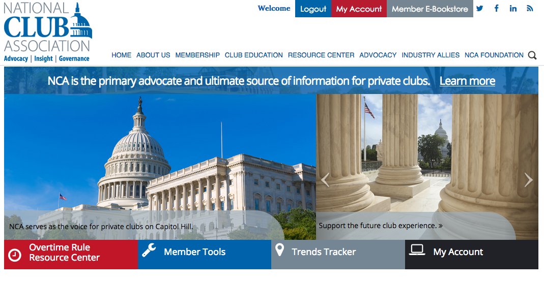 NatlClubAssn's tweet image. Have you checked out the new NCA website? It is your go-to for everything club related! nationalclub.org/index.php #NCALogo #Branding