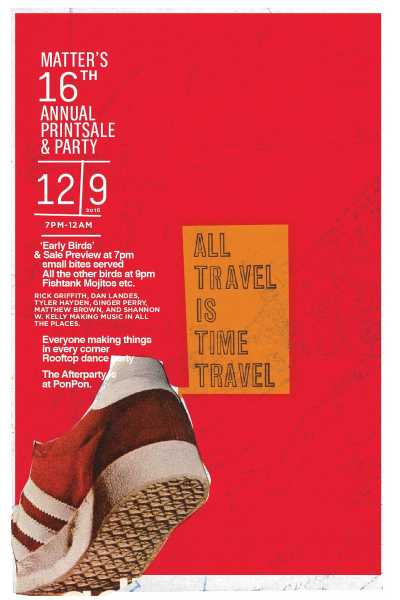 This is what's happening.
Also we are doing a fire sale from 7-9pm of back catalogue works from 80s and 90s.