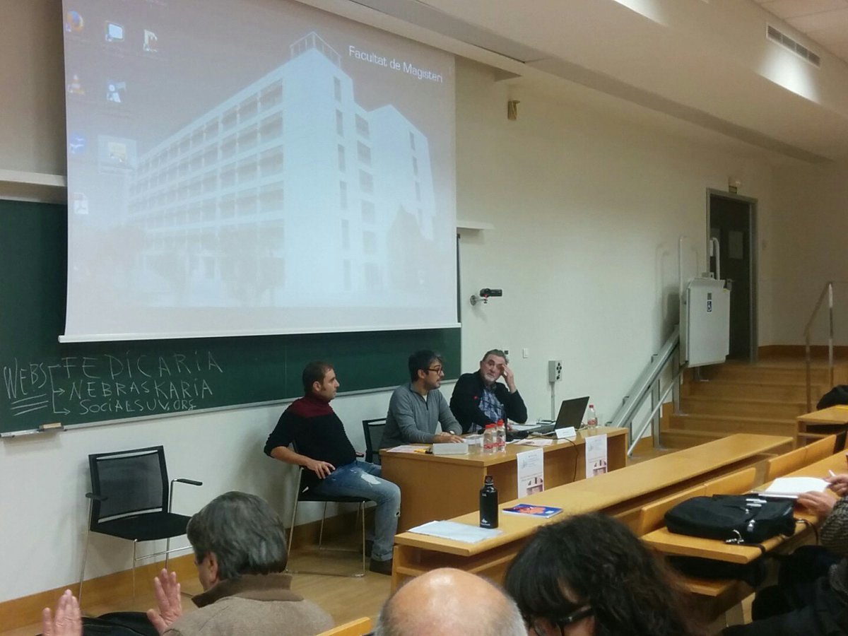 Iniciamos las jornadas de #repensardcs con la presentación de los directores Carlos Fuertes y David Parra