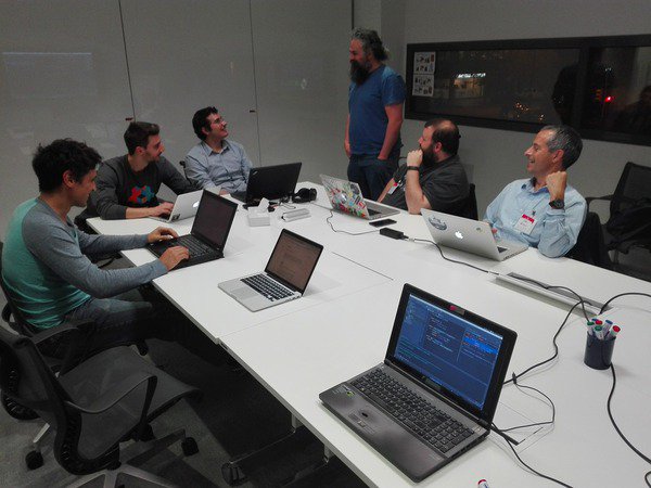 clojuredevsbcn's tweet photo. Thanks to all attendees to Tamagotchi #kata https://t.co/Qort5mdoyk yesterday and to @magento for kindly hosting us https://t.co/B3NLrDpqha