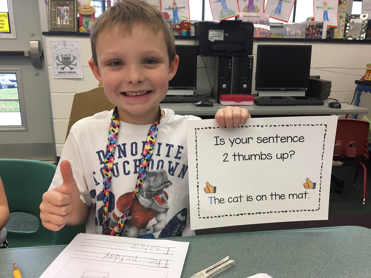 ScovillSmarties's tweet photo. It sure is! #2thumbsupsentences #writingforreaders ๐๐ผ๐๐ผ@CatenaColts https://t.co/lgK0GSOQqE