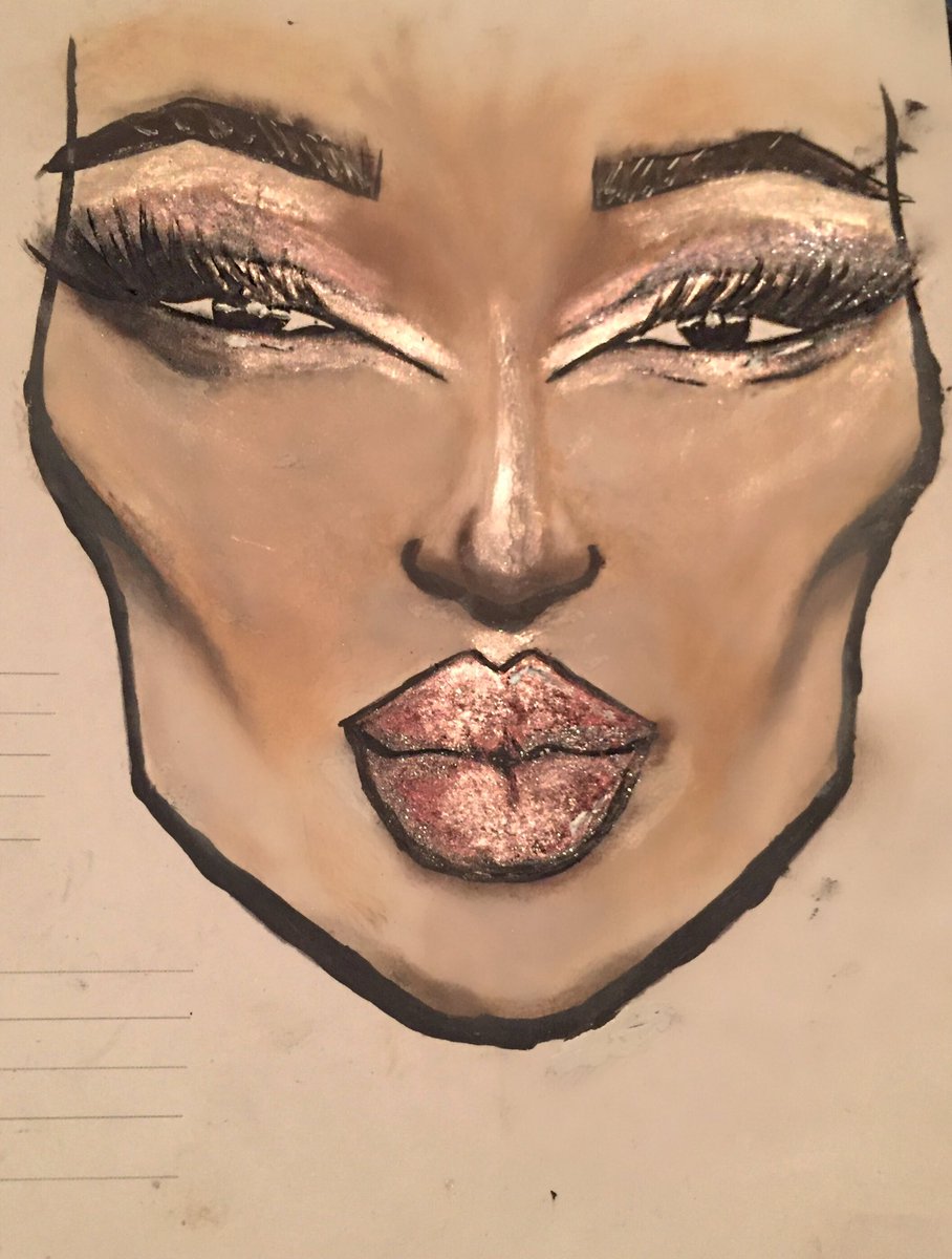 LussiDLM's tweet photo. 💄#makeup #drawing #makeupdrawing #maquillage #dessin #artisticmakeup #maquillageartistique #mouth #eyes #eyeshadows https://t.co/bo1E6T626r