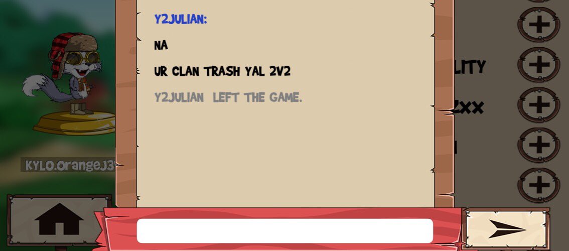 OrangeJ3WS's tweet photo. My clan might be trash but at least we have FUN and aren't bratty whiny cunts 🌚 #kylofam https://t.co/moc8yNjmQ5