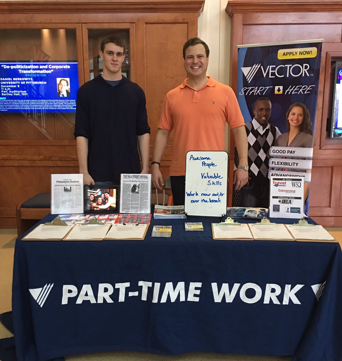 VectorPhila's tweet photo. Come check us out at @VillanovaU today. #WinterBreak #WorkForStudents #SkillsForLife https://t.co/OGmoG5IeMD