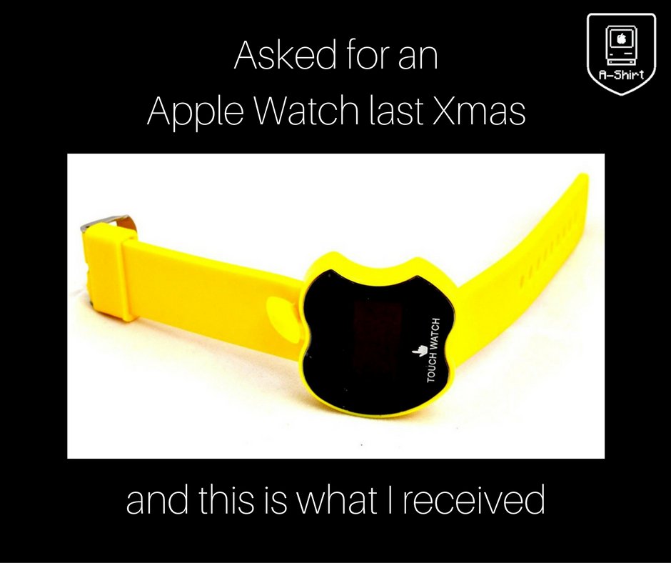 getashirt's tweet photo. #apple #watch #applewtach #meme #iWatch #ashirt #applefan #applegeek #memeoftheday 🎁⌚️❄️ https://t.co/gV4xNvB6zV