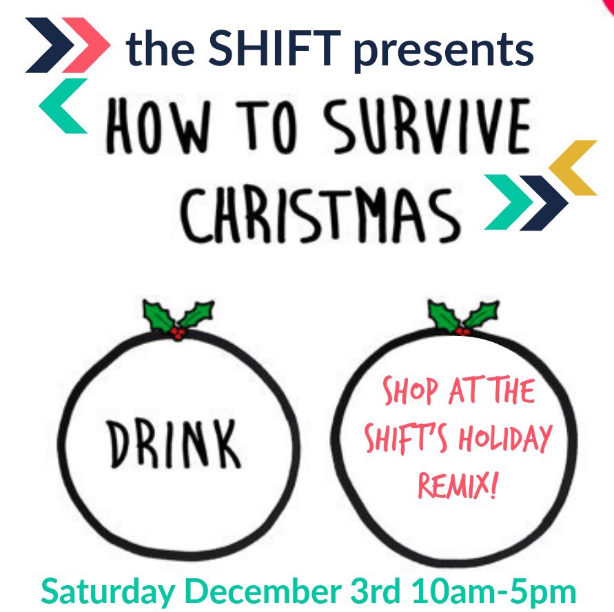 shifthandmade's tweet photo. It's the most wonderful time of the year! Here's a little help to get you through #shifthandmade #HolidaysAreComing #christmas #market https://t.co/9wdiqlM2RQ