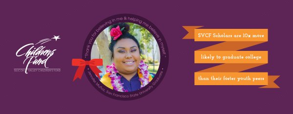 svcf's tweet photo. Give a Foster Youth the Gift of Opportunity &amp; Success https://t.co/tVsI6q8KSb https://t.co/YEryG2XvVQ