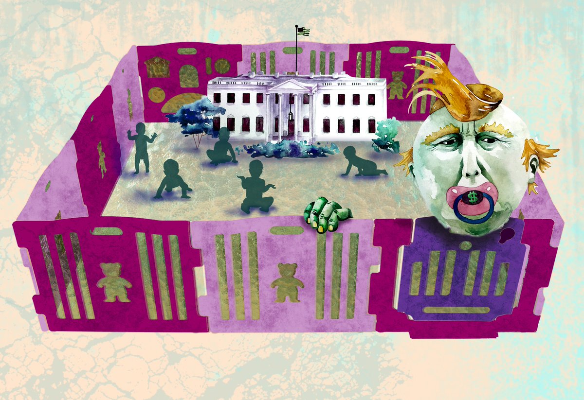 _erinschuetz's tweet photo. Dear #fisherprice, HELP! #TrumpTransition #WhiteHouse #politicalillustration #giantbabies https://t.co/udEMEBepuj