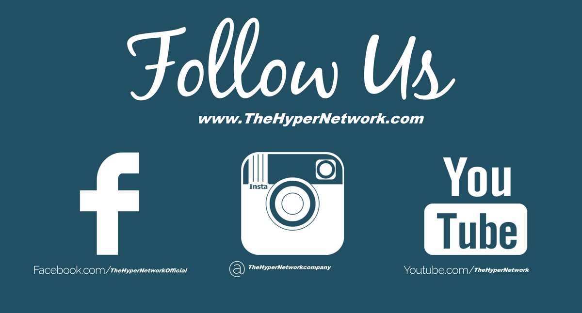 #TheHyperNetwork TheHyperNetwork.com #Follow #FollowUs #Facebook #Twitter #Youtube Follow us right away and Register at our Website Now!