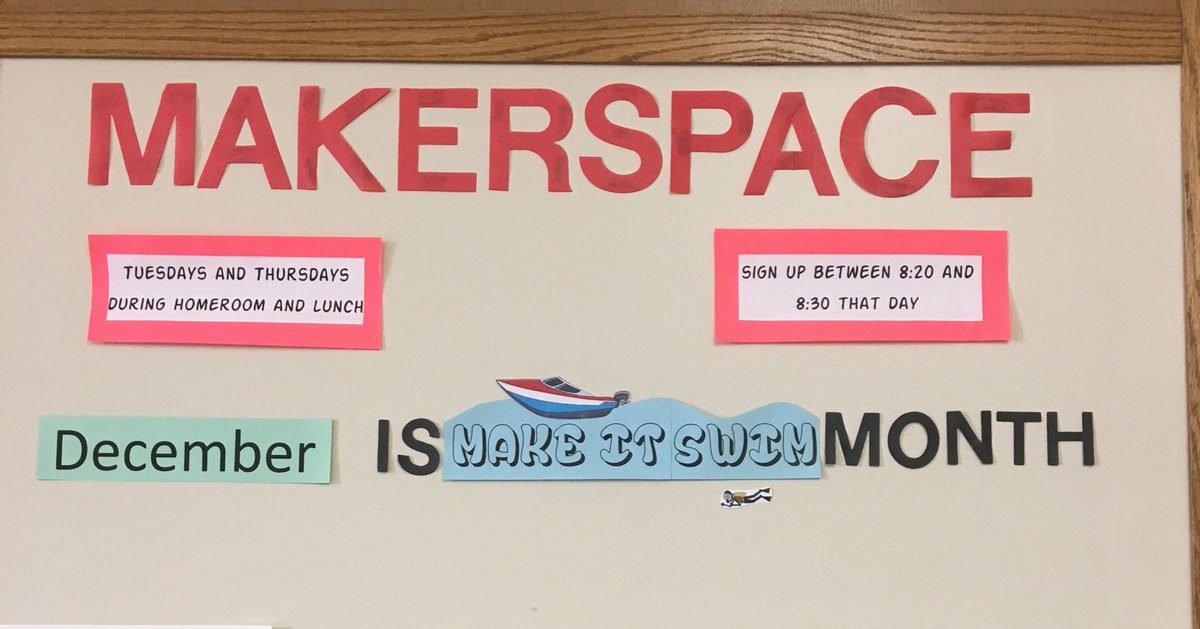 Makerspace is ready for the next month!@D45Jackson <a href="/D45Schools/">School District 45</a> #d45learn4life