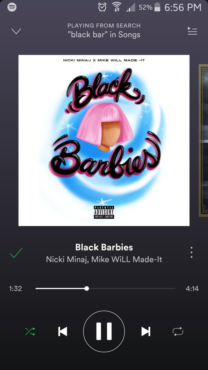 onlinedagokberk's tweet photo. Sen harika bir detaysin @NICKIMINAJ β€π #BlackBarbiesOnSpotify https://t.co/SkrL5t9FsJ