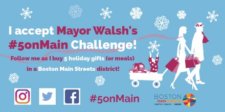 bostonoeoi's tweet photo. Take @marty_Walsh’s #5onMain Challenge and do your shopping in @BosMainStreets to support #smallbiz! https://t.co/N7G7S1HTL9 https://t.co/onbABN5vx0