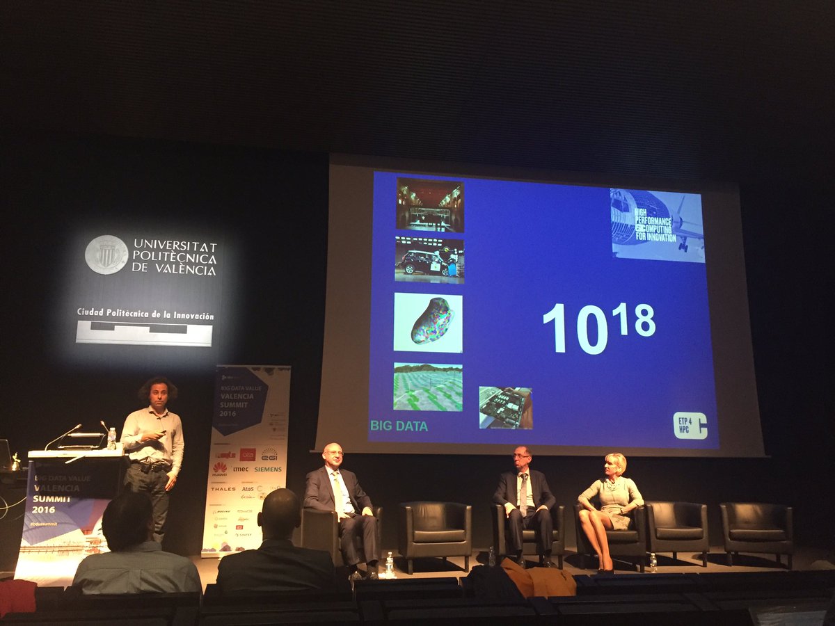dordonyez's tweet photo. Martín Ostasz @Etp4H the importance of #HPC in different sector as aeronautics, cars, societal challenges allowing simulations #bdvasummit https://t.co/fyj2gkDafp