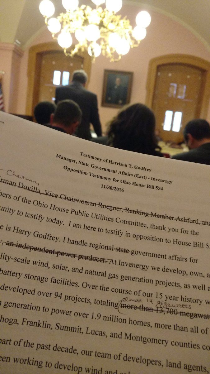 HarryTGodfrey's tweet photo. Let's kick-start job growth and community development in the #Buckeye state. Vote NO HB 554, restart #cleanenergy development! https://t.co/ZiHrweyxM7