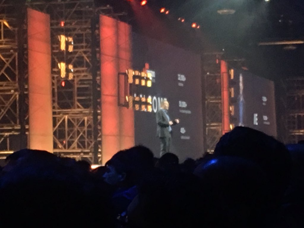 acloudguru's tweet image. 32,000 attendees at #Reinvent2016. @ajassy takes stage. #Reinvent