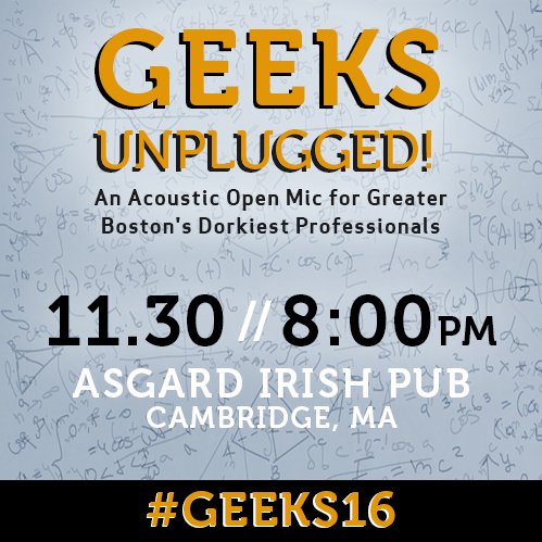 Geeks Unplugged tweet media