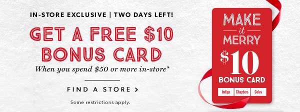 KShah5's tweet photo. @chaptersindigo didn't get to use my $10 bonus card on the weekend. Will you still honour it if I use it today? https://t.co/qmskuujxkv