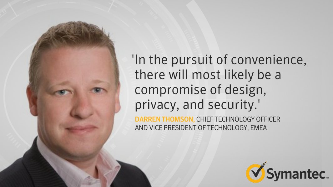 SymantecEMEA's tweet photo. .@darrencthomson discusses the Intended and Unintended Consequences of Innovation on stage at #PartnerEngage https://t.co/iF2cmqogsc https://t.co/GDExSWNgE3