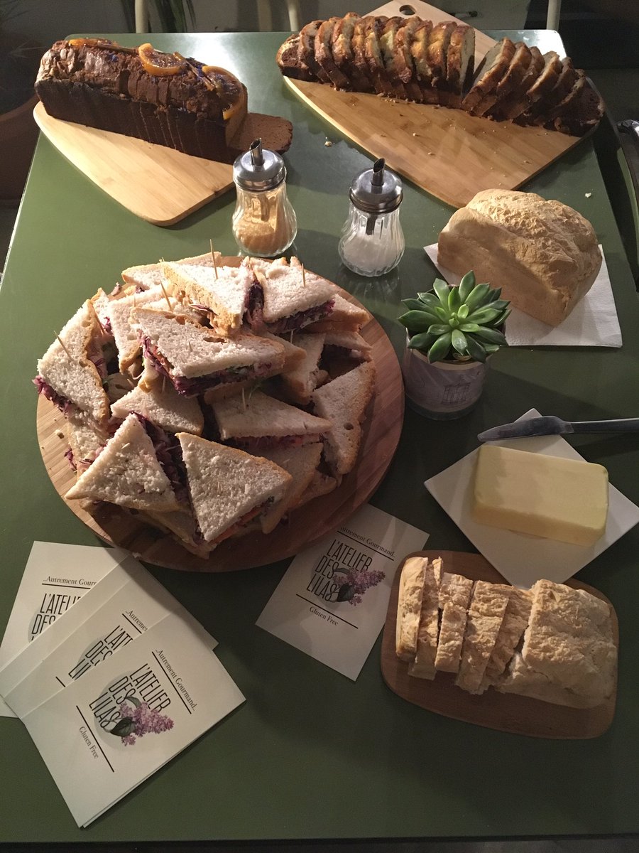 Qui veut du pain du pain d'épice et des sandwichs #sansgluten de <a href="/AtelierdesLilas/">L'Atelier des Lilas</a> x <a href="/bacididama_gf/">BacidiDamaGlutenfree</a> ?! <a href="/BecauseGus/">Because Gus</a>